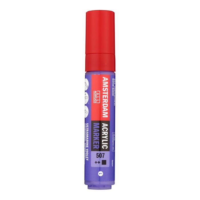 Amsterdam Marqueur Acrylique 15 mm Bleu Ultramar Violet 507 Amsterdam Marqueur Acrylique 15 mm Bleu Ultramar Violet 507